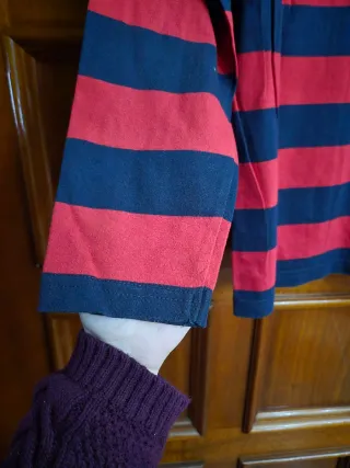 Polo niño rayas NYK Crew Kids 1998 de manga larga