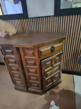 Mueble Esquinero Castellano Madera