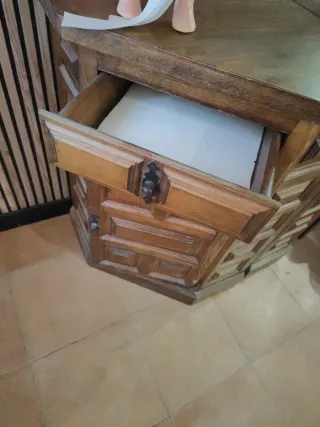 Mueble Esquinero Castellano Madera