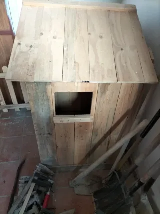 Casita de madera para niños