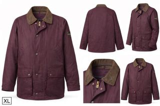 Chaqueta T-XL De Moto Garibaldi Burdeos GR2