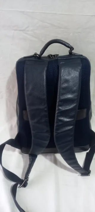 Zaino Piquadro blu in pelle