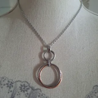 Collana 2Jewels cerchi oro e argento