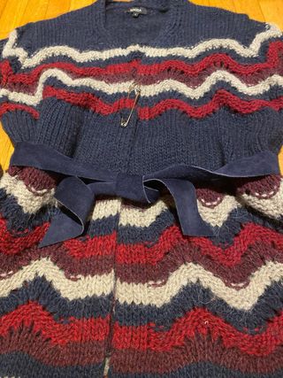 Cardigan Cocca alpaca e lana, Taglia L