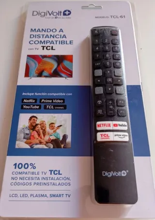Tcl tv mando a distancia
