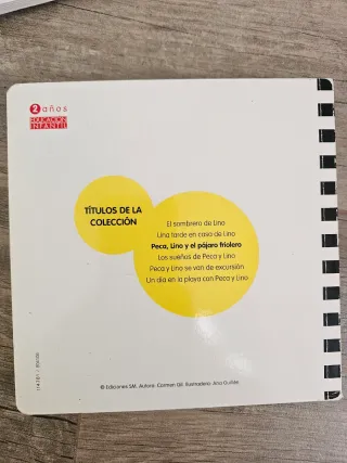 6 libros Peca y Lino