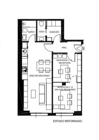 Oficina en venta en Centro en Gijón