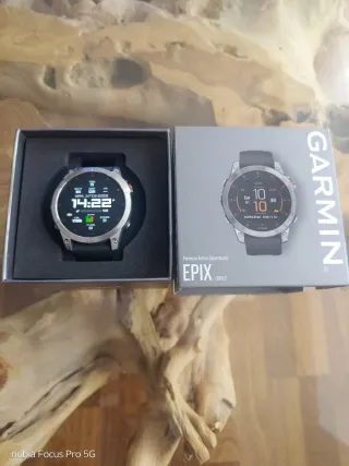 Smartwatch Garmin Epix Gen 2 Negro/Plata