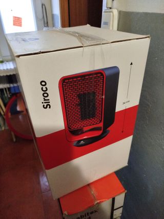 Estufa eléctrica Siroco con mando