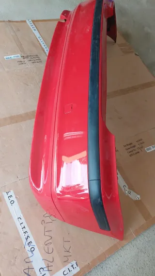 Paragolpes Trasero BMW E46 Compact Rojo
