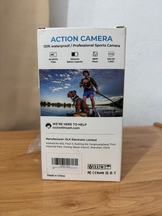 Cámara Deportiva 4K 60FPS 48MP Nueva