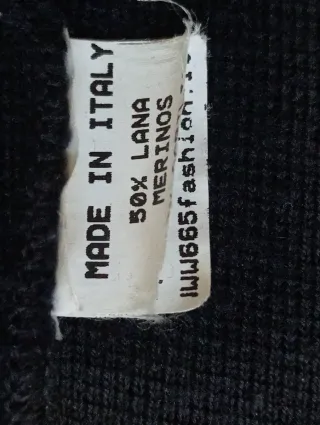 Giacca maglia in lana colore blu