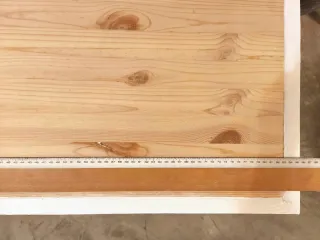 Mesa escritorio madera con cajón