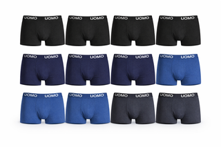Pack 12 Calzoncillos UOMO de Algodón tallas M-3XL