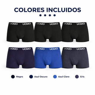 Pack 12 Calzoncillos UOMO de Algodón tallas M-3XL