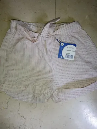 Shorts niña rayas