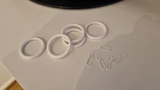 Cortina Beige/Blanca 130x150