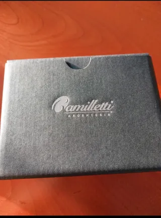 Sveglia Camilletti laminata argento  Idea regalo