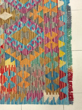 Tappeto Kilim afgano 179x132 cm