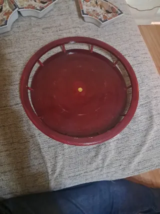 Bandeja giratoria cerámica con tapa nuevo sin usar