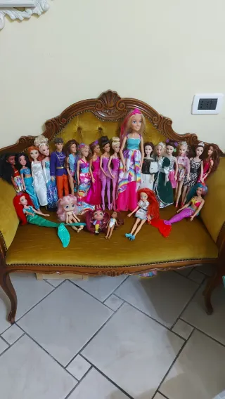 Lotto Bambole Barbie