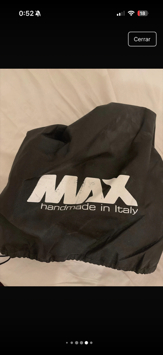 Casco Moto Scooter Mujer Blanco y Marrón Nuevo