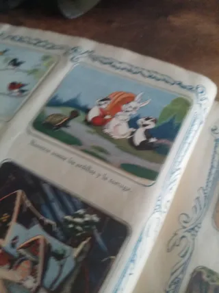 Album cromos antiguo, Blancanieves y los 7 ENANOS