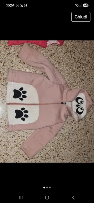 Gilet e giubbotto bimba rosa stelle