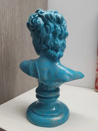 Statua David Pop Art Turchese