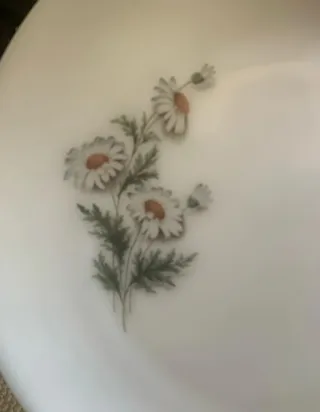 1 Plato llano Arcopal Margaritas 29 cm