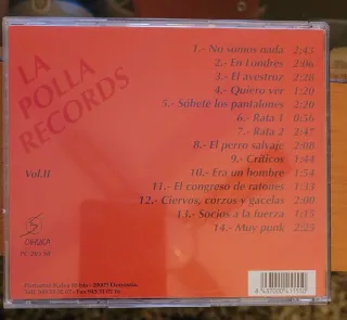 La Polla Records CD Vol. 2 - El Avestruz
