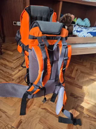 Mochila Portabebés Senderismo Naranja