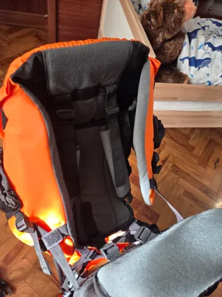 Mochila Portabebés Senderismo Naranja