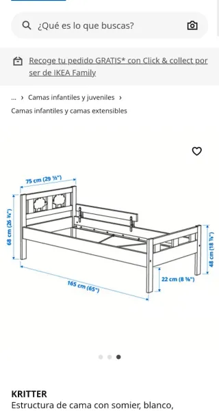 2 Camas Infantiles Ikea