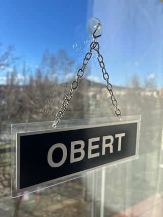 Cartel OBERT / TANCAT