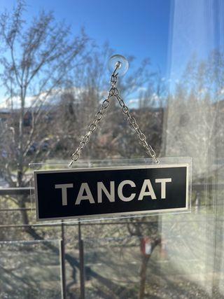 Cartel OBERT / TANCAT