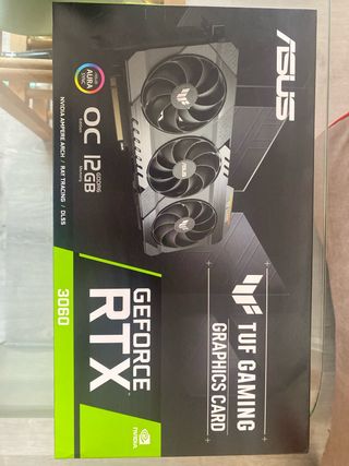 RTX 3060 12GB VRAM TUF GAMING ASUS