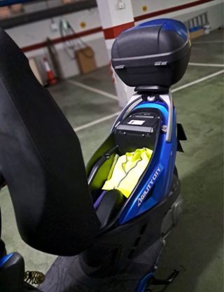 Kymco Agility City Scooter Azul