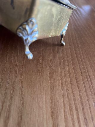 Posacenere  antico in ottone con manico