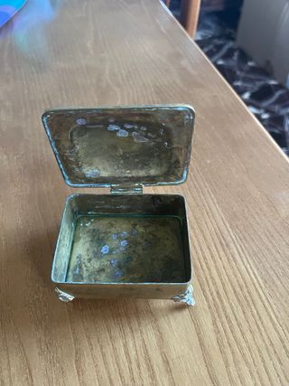 Posacenere  antico in ottone con manico