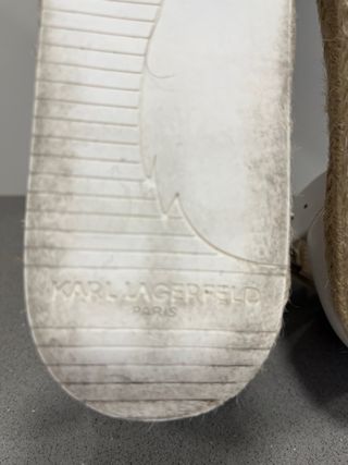 Sandalias Karl Lagerfeld Blancas  39-40  cm25