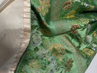 Falda Fallera Verde con Flores