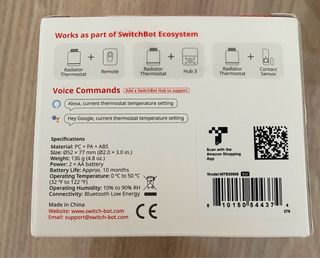 Termostato inteligente para radiador SwitchBot