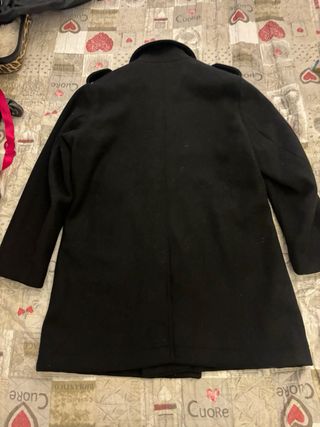 Cappotto Terranova Nero Taglia L