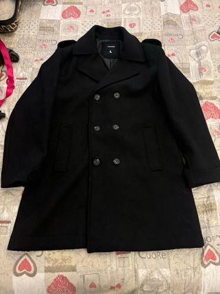 Cappotto Terranova Nero Taglia L