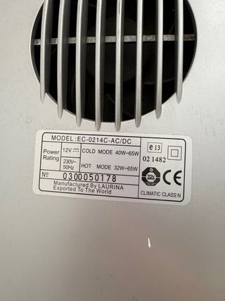 Mini Frigorífico Transparente