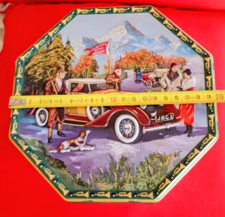 Scatola Latta Vintage Classic Cars Jacobsen's