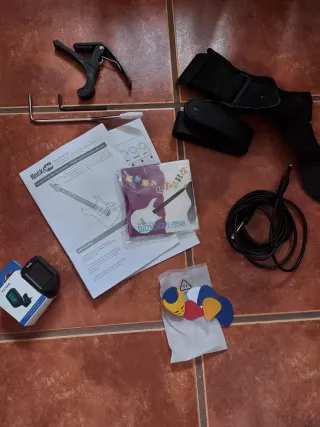 Guitarra Eléctrica RockJam Negra