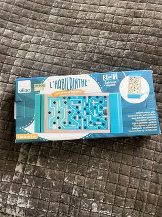 Juego madera L'habilrinthe Vilac 2 juegos en 1