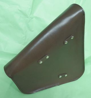 Alforja Harley y Custom de Cuero Marrón